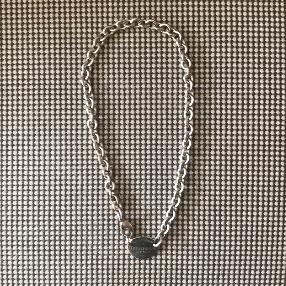 Return To Tiffany sterling silver tag choker